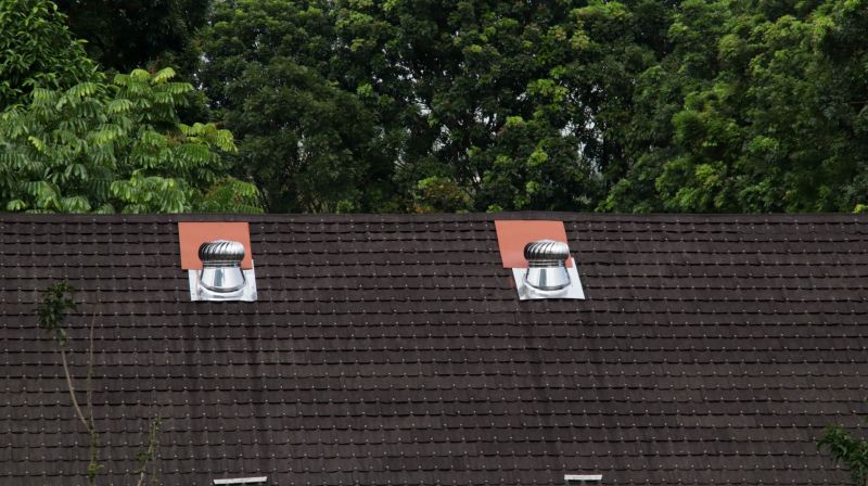 By keeping the attic cooler and drier, an attic fan helps to prevent premature wear and tear on your roof